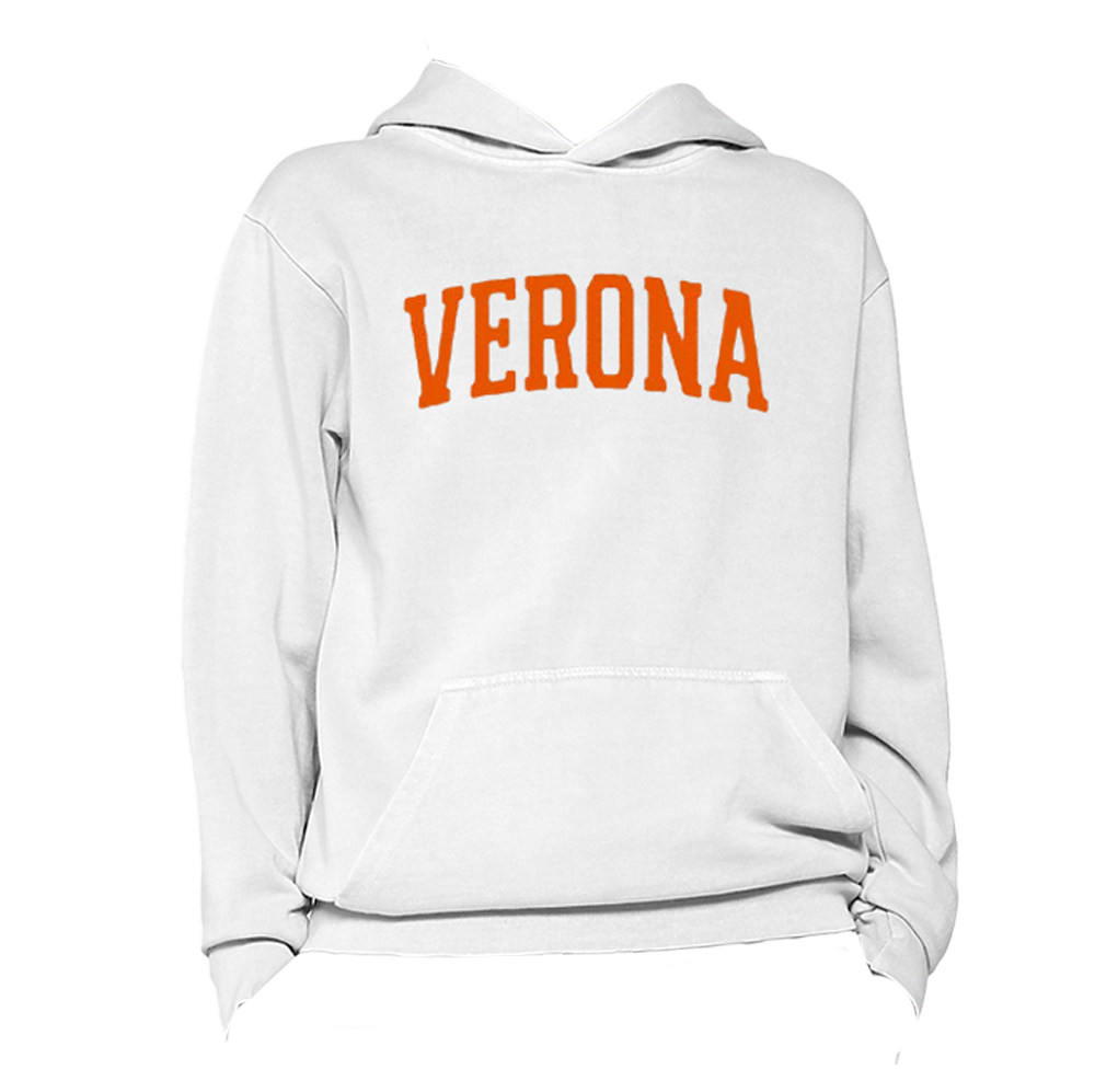 Verona Light Grey Garment Dyed Hoodie